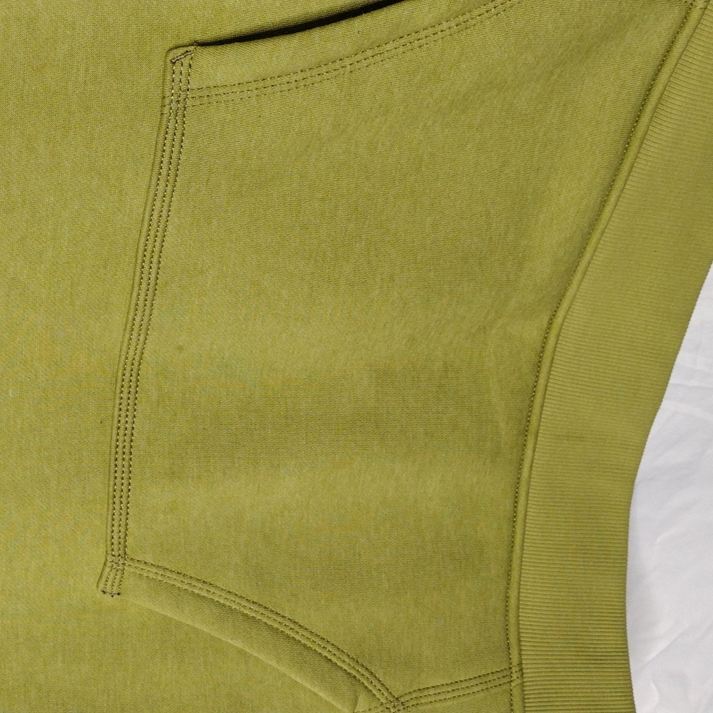 Carhartt Relaxed Fit Midweight Logo Sleeve Fleece Hoodie Olive Green  Womens XL - Picture 4 of 6